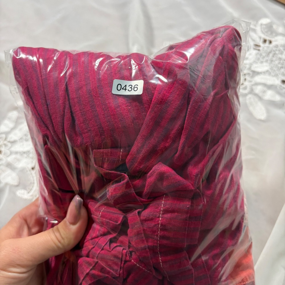 Insane Boho Y2K Fairy Cottage Pink Floral Embroidered Cotton Midi Skirt S - Picture 8 of 8